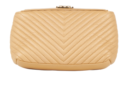 Chanel Chevron Make-Up Pouch, front view